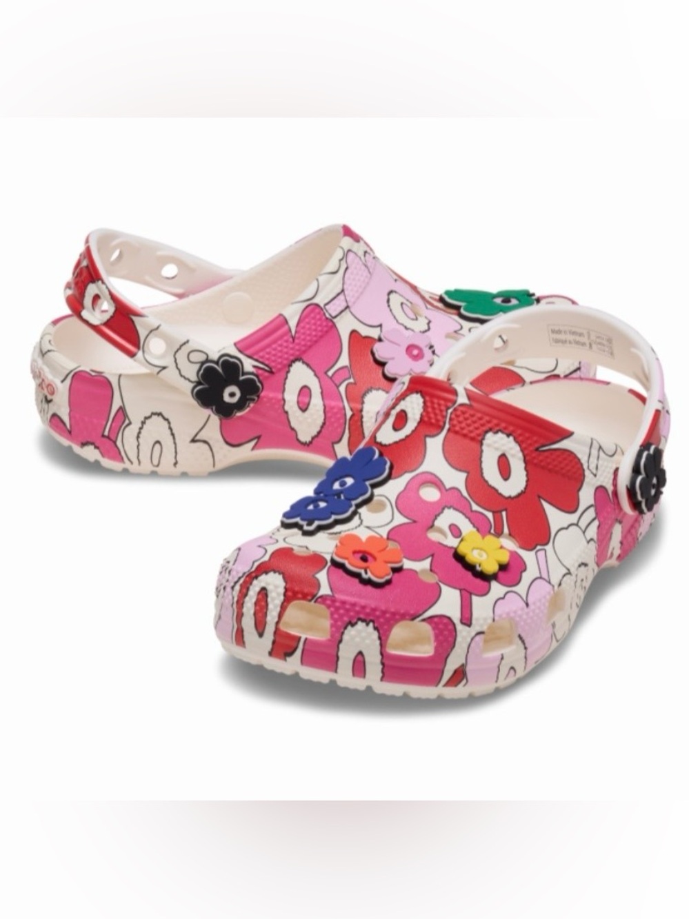 NEW CROCS KIDS Kids' Marimekko Classic Clog 211123 Multi Size 2 - Picture 10 of 10